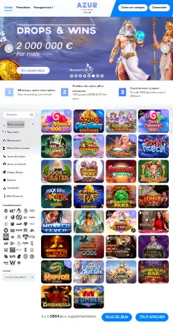 l'application et interface Grand Fortune Casino