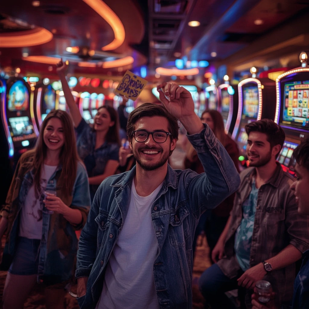 a person with a casino bonus GRAND FORTUNE CASINO